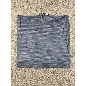 Champion OS One Size Infinity Scarf Shawl Jersey Knit Athletic Gray Black